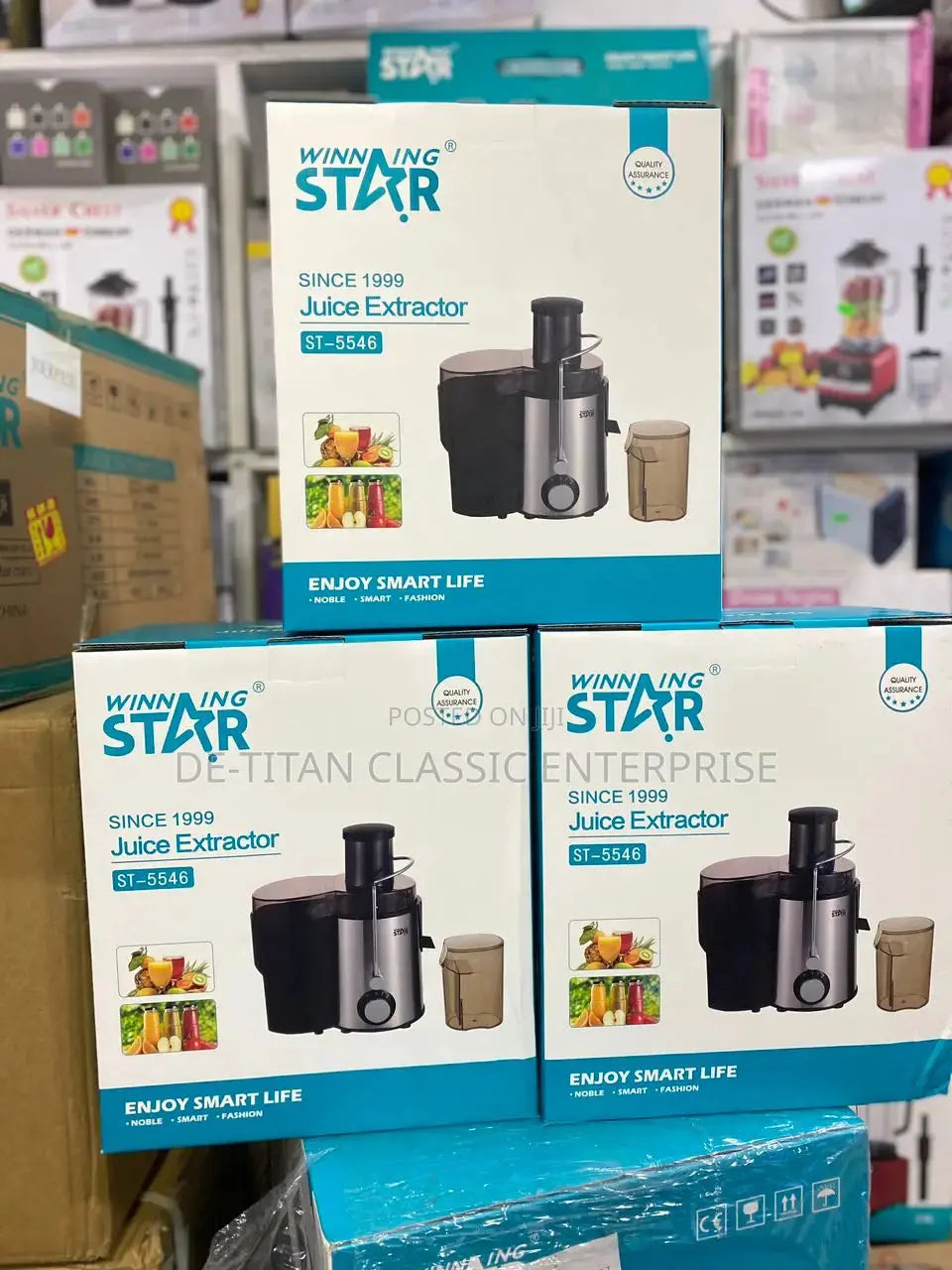 Extracteur de Jus Winning Star ST-5546 - Puissant et Multifonctionnel pour des Jus Frais Manasse Shop